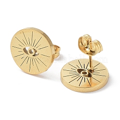 Серьги-гвоздики из нержавеющей стали 304&nbsp;LS-EJEW-H136-12G