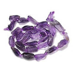 Природный аметист нитей бисера&nbsp;G-Z130-B01-01
