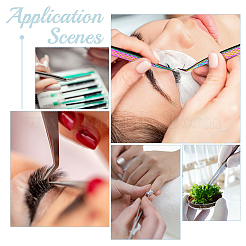 201 пинцет из нержавеющей стали&nbsp;LS-MRMJ-WH0087-15G