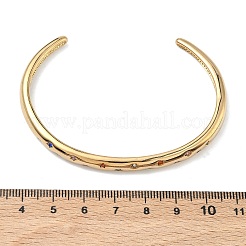 Armreifen aus 304 Edelstahl mit Strassen für Damen&nbsp;BJEW-D456-03G-02
