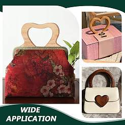 Poignées de sac en bois&nbsp;FIND-WH0139-905