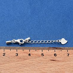 925 rallonge de chaîne gourmette en argent sterling&nbsp;STER-G039-03B-S