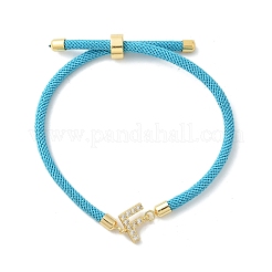 Pulseras de cuerda de nylon ajustable&nbsp;X-BJEW-C096-01G-06