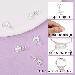 5 Stück 925 Sterlingsilber-Anhänger&nbsp;STER-BBC0009-44A