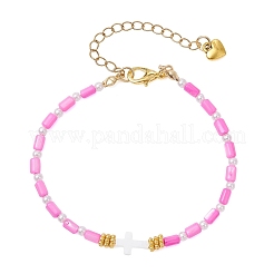 Браслеты из окрашенных бусин из натуральных пресноводных ракушек для женщин&nbsp;BJEW-JB13405