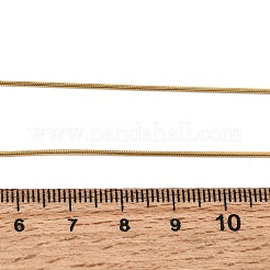 0.9 mm Unisex-Rundketten aus Edelstahl 304 in Schlangenform&nbsp;NJEW-P356-04G