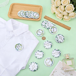 24 broche de hierro redondo y plano de 4 estilos para boda.&nbsp;JEWB-FG0001-79
