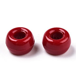 Perles plastiques opaques&nbsp;KY-T025-01-F09
