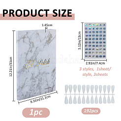 Бумага с пластиковыми накладными ногтями для практики&nbsp;MRMJ-FH0001-57