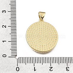 Pendentifs en laiton zircon cubique transparent&nbsp;CU-CBAF50C-16G