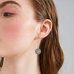 925 boucles d'oreilles asymétriques en argent sterling&nbsp;JE850A