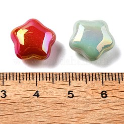 Непрозрачные акриловые бусины с УФ-покрытием&nbsp;PACR-Q005-06