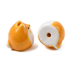 Фарфоровые бусины ручной работы&nbsp;PORC-G015-01B