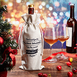 Sacchetti di imballaggio del vino in tela di iuta&nbsp;ABAG-WH0005-72F