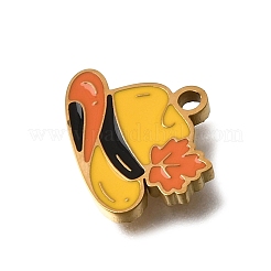 304 Edelstahl-Emaille-Anhänger&nbsp;SA-CBAA2E4-10G-G