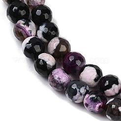 Naturelles feu crépitent agate perles brins&nbsp;G-C082-A01-30