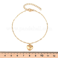 Браслеты с подвесками из нержавеющей стали 304&nbsp;BJEW-H210-01G