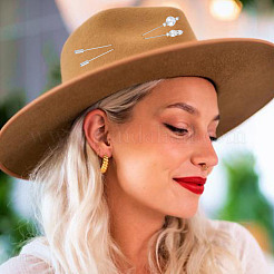 8 шт. 2 стиля броши из АБС-пластика с имитацией жемчуга и латуни&nbsp;JEWB-DR00018