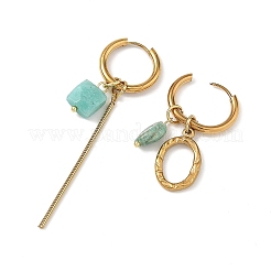 Orecchini a cerchio huggie in acciaio inossidabile 202&nbsp;EJEW-JE07392