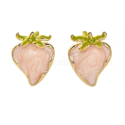 Серьги-гвоздики из латуни EJEW-P308-01G