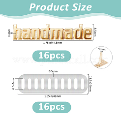 16 шт. Декоративные пряжки для железных сумок&nbsp;IFIN-FH0011-96A-KCG