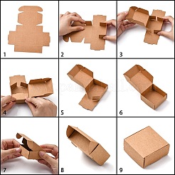 Подарочная коробка для крафт-бумаги&nbsp;LS-X-CON-K003-02C-01