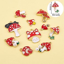 20pcs 10 colgantes de esmalte de aleación de estilo&nbsp;ENAM-SZ0002-28