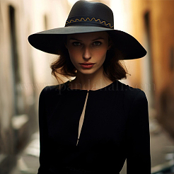 15 ярд полиэстерового кружева для отделки шитья&nbsp;OCOR-WH0070-174