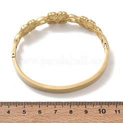 Bracciali rigidi con cerniera in acciaio inossidabile 304&nbsp;SA-CBAB92B-03G