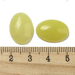 Natürliche Zitronen-Jade-Cabochons&nbsp;G-C115-01A-16