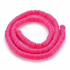 Chapelets de perle en pâte polymère manuel&nbsp;CLAY-T002-6mm-49