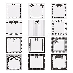 12 bloc de notes autocollantes de 12 styles&nbsp;AJEW-TA0001-43A