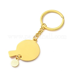 Брелки для настольного тенниса из сплава с эмалью&nbsp;LS-KEYC-I119-01G-01