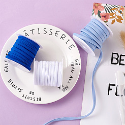 3 цветной плоский эластичный шнур из полиэстера&nbsp;EC-TA0001-04