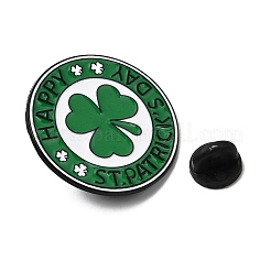 Broschen aus Emaille zum St. Patrick's Day&nbsp;JEWB-D310-05EB-02