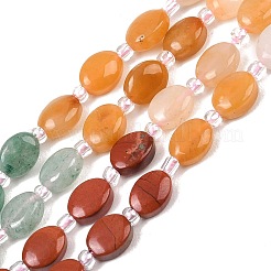 Hebras de cuentas de aventurina amarilla natural&nbsp;G-Z135-A01