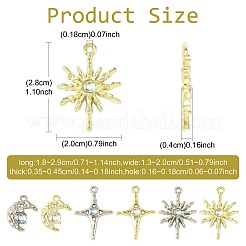 30 комплект подвесок из сплава и смолы в 6 стилях&nbsp;FIND-FS0004-90