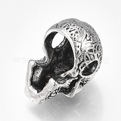 Сплавочные овальные бусины тибетского стиля &nbsp;LS-PALLOY-S178-37