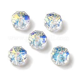 Perle di vetro k9 trasparenti&nbsp;GLAA-E048-01A