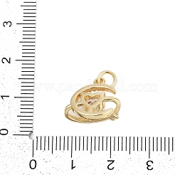 Латунные микро проложить кубического циркония подвески&nbsp;KK-G522-15G