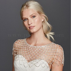 Chaînes de corps en alliage de cristal strass maille châle&nbsp;WG69671-01