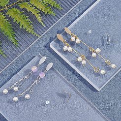 30 шт. 3 цвета фурнитура для сережек-гвоздиков из нержавеющей стали 304&nbsp;STAS-UN0017-99