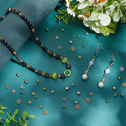 1200шт 24 стиля тибетский стиль сплава бусин-разделителей наборы&nbsp;TIBEB-PH0005-07