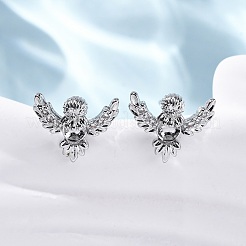 Clous d'oreilles en laiton&nbsp;EJEW-D288-17P