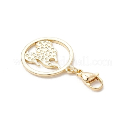 Подвесные украшения из латуни&nbsp;HJEW-JM03097-03