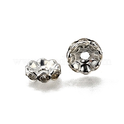 Латунные бусины-разделители из хрусталя класса А&nbsp;RB-A006-10MM-N