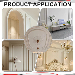 PVC selbstklebende flexible Formleiste&nbsp;DIY-BC0017-72