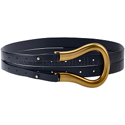 Ceintures à chaîne en similicuir avec fermoirs en alliage doré&nbsp;AJEW-CL0003-05A