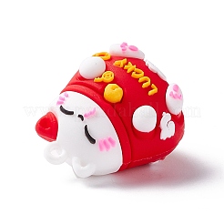 Кулоны из ПВХ с рисунком счастливого кота&nbsp;KY-C008-12B