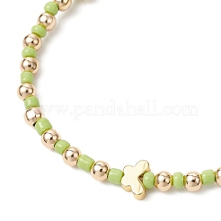 Stretch-Armbänder aus Glasperlen im Bohème-Stil&nbsp;BJEW-JB11800-02